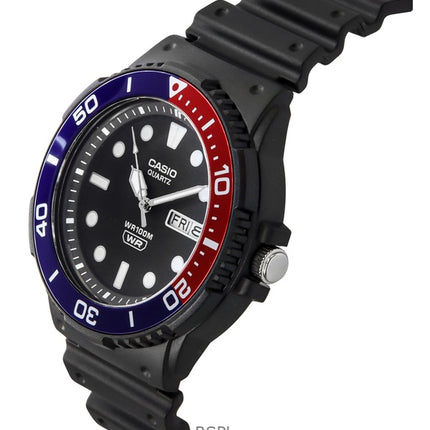 Casio Standard Analog Resin Strap Black Dial Quartz MRW-230H-1E2V 100M Men's Watch