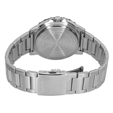 Casio Standard Analog Stainless Steel Silver Dial Quartz MTD-125D-7AV 100M Men's Watch