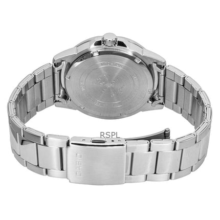 Casio Standard Analog Stainless Steel Blue Dial Quartz MTD-140D-2AV 100M Men's Watch