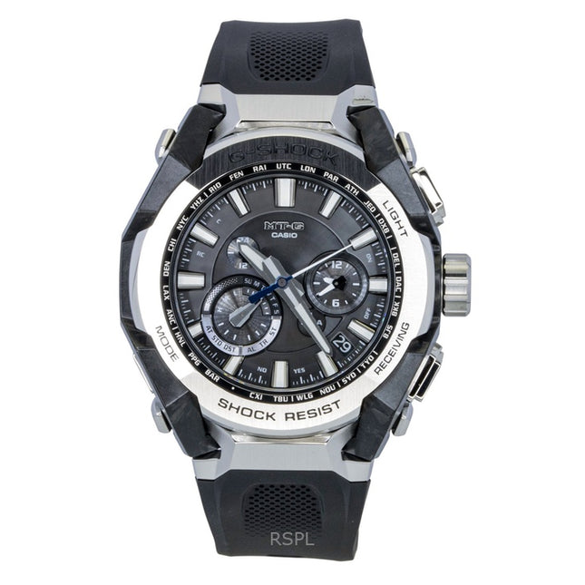 Casio G-Shock MT-G Resin Strap Smartphone Link Analog Black Dial Solar MTG-B4000-1A 200M Men's Watch