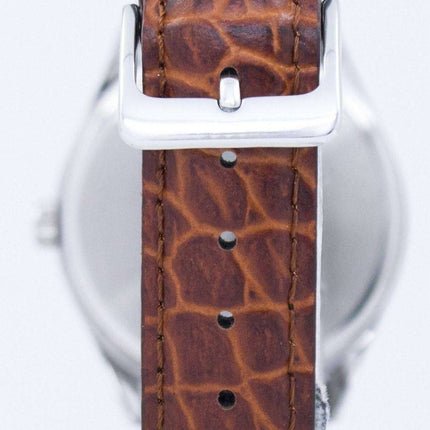 Casio Quartz White Dial Brown Leather Strap MTP-1175E-7BDF MTP1175E-7BDF Men's Watch