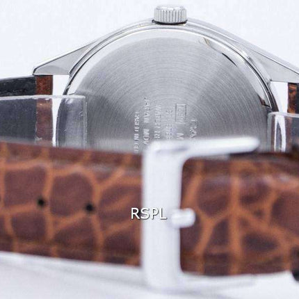 Casio Quartz White Dial Brown Leather Strap MTP-1175E-7BDF MTP1175E-7BDF Men's Watch