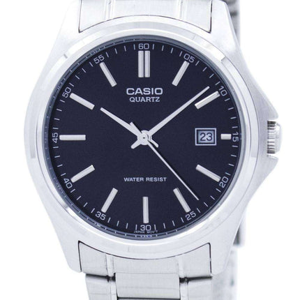 Casio Quartz Analog Stainless Steel Black Dial MTP-1183A-1ADF MTP-1183A-1A Men's Watch