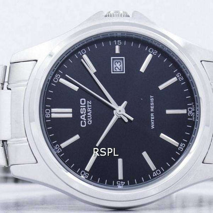 Casio Quartz Analog Stainless Steel Black Dial MTP-1183A-1ADF MTP-1183A-1A Men's Watch