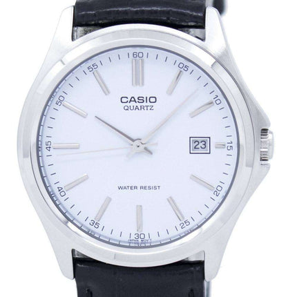 Casio Quartz Analog White Dial Black Leather MTP-1183E-7ADF MTP1183E-7ADF Men's Watch