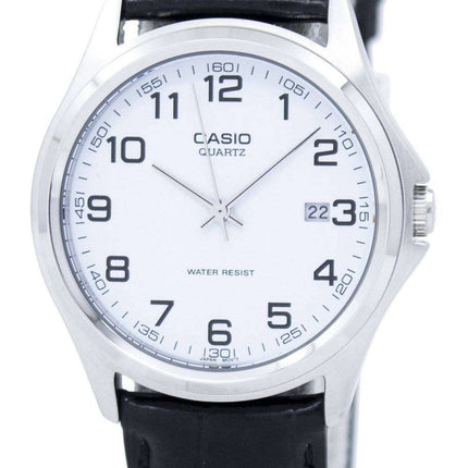 Casio Quartz Analog White Dial Black Leather MTP-1183E-7BDF MTP1183E-7BDF Men's Watch
