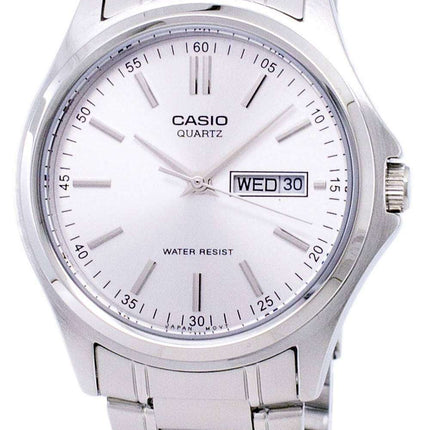 Casio Enticer Quartz Analog Silver Dial MTP-1239D-7ADF MTP-1239D-7A Men's Watch