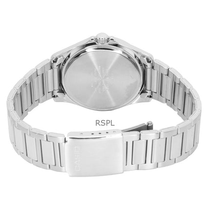 Casio Standard Analog Stainless Steel White Dial Quartz MTP-1370D-7A3V Men's Watch