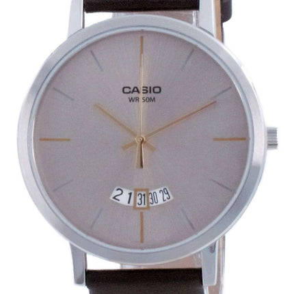 Casio Classic Analog Leather Quartz MTP-B100L-9E MTPB100L-9E Men's Watch