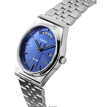 Casio Standard Analog Stainless Steel Blue Dial Quartz MTP-B146D-2AV Men's Watch