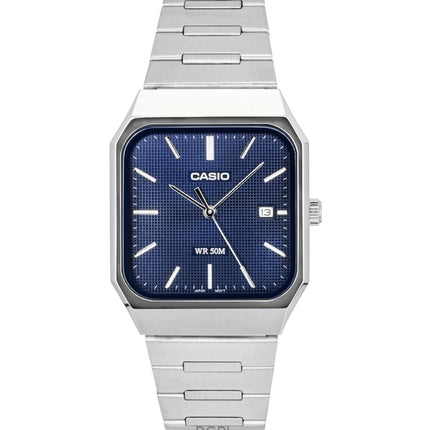 Casio Standard Analog Stainless Steel Blue Dial Quartz MTP-B185D-2A1V Men's Watch