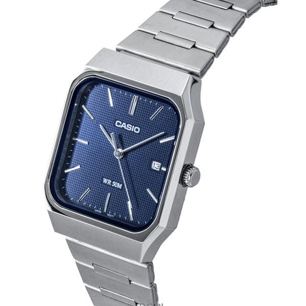 Casio Standard Analog Stainless Steel Blue Dial Quartz MTP-B185D-2A1V Men's Watch
