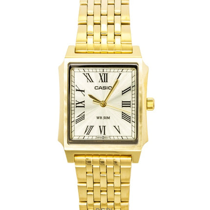 Casio Analog Stainless Steel Gold Dial Quartz MTP-B190G-9BV Men's Watch