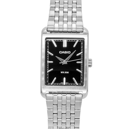 Casio Analog Stainless Steel Black Dial Quartz MTP-B215D-1AV Men's Watch