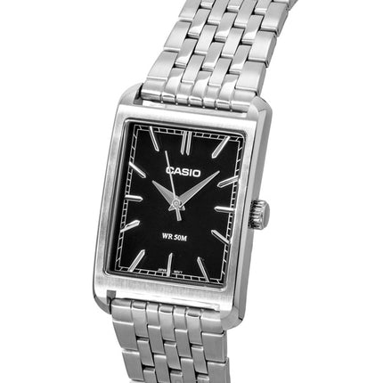 Casio Analog Stainless Steel Black Dial Quartz MTP-B215D-1AV Men's Watch