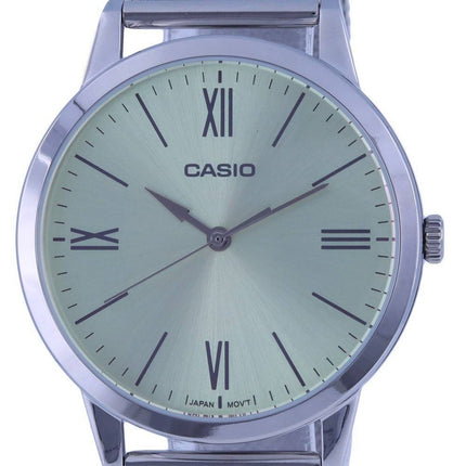 Casio Analog Stainless Steel Mesh Silver Dial Quartz MTP-E600M-9B MTPE600M-9 Mens Watch