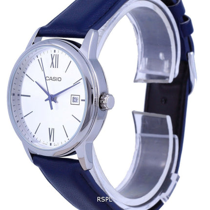 Casio Silver Dial Stainless Steel Analog Quartz MTP-V002L-2B3 MTPV002L-2 Mens Watch