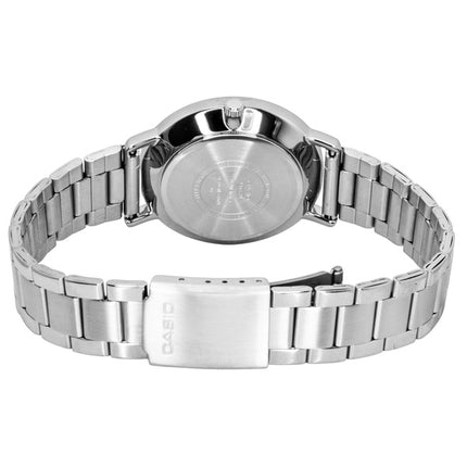 Casio Analog Stainless Steel Black Dial Quartz MTP-VT06D-1B Men's Watch