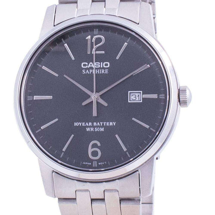 Casio Black Dial Stainless Steel Quartz MTS-110D-1AV MTS110D-1AV Men's Watch