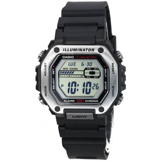 Casio Standard Digital Black Dial Quartz MWD-110H-1A MWD110H-1 100M Men's Watch
