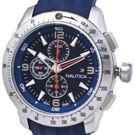 Nautica Men's N17592G NST 101 Navy Resin Navy Dial Watch
