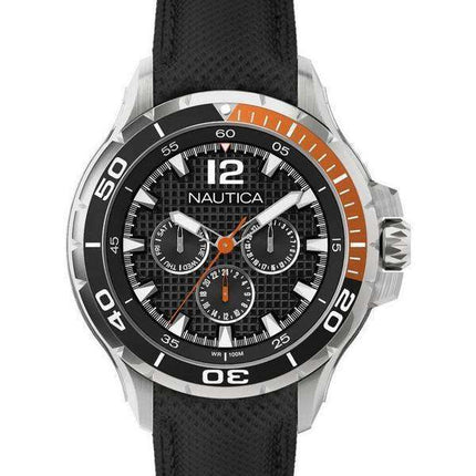 Nautica Multifunction Black Resin Strap N17612G Men's Watch