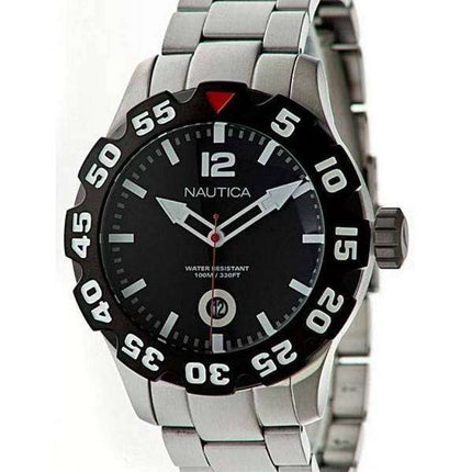 Nautica Black Dial Stainless Steel N18622G