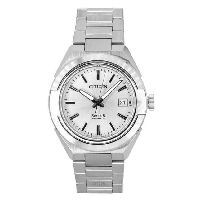 Citizen Series 8 Stainless Steel Silver Dial Automatic NA1000-88A 100M Men's Watch