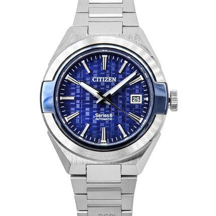 Citizen Series 8 870 Stainless Steel Blue Dial Automatic NA1037-53L 100M Men's Watch