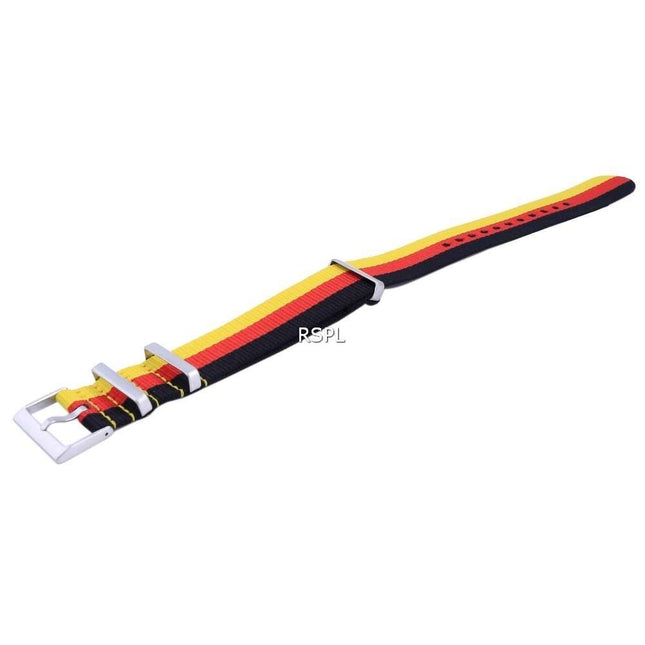 Ratio NATO26 Germany National Flag Pattern Polyester 22mm Watch Strap