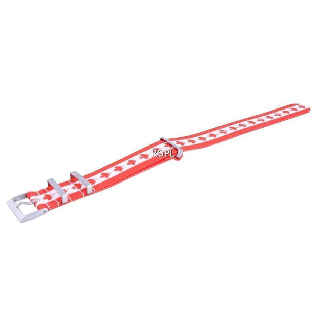 Ratio NATO34 Canada National Flag Pattern Polyester 22mm Watch Strap