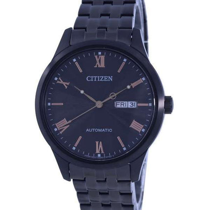 Citizen Black Dial Stainless Steel Automatic NH7505-84E Men's Watch