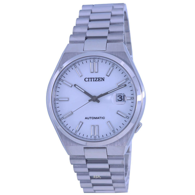 Citizen White Dial Stainless Steel Automatic NJ0150-81A Mens Watch