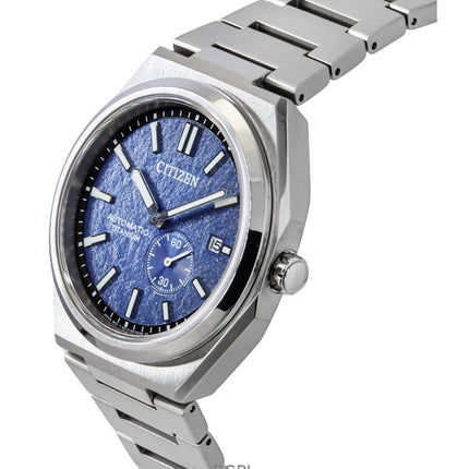 Citizen Zenshin Super Titanium Blue Dial Automatic NJ0180-80L 100M Men's Watch