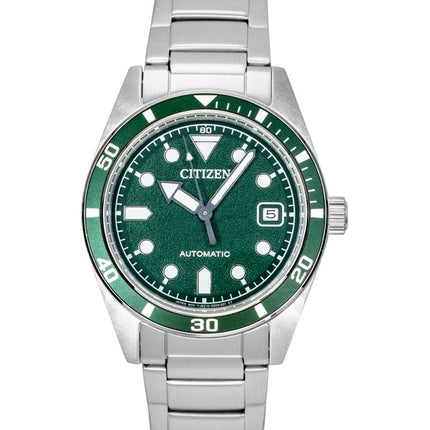 Citizen Stainless Steel Green Dial Automatic NJ0220-52X 100M Men's Watch