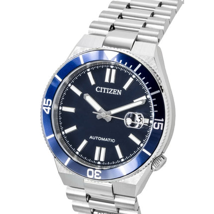Citizen Stainless Steel Navy Blue Dial Automatic NJ0230-59L 100M Men's Watch