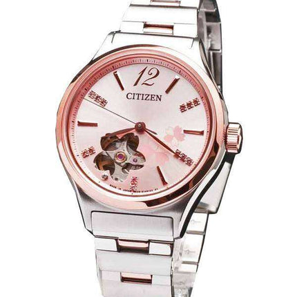 Citizen Automatic "SAKURA" Limited Edition Swarovski Crystals PC1006-50X Women's Watch