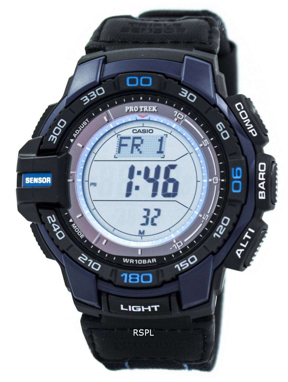 Casio Protrek Triple Sensor PRG-270B-2 Solar Powered Watch