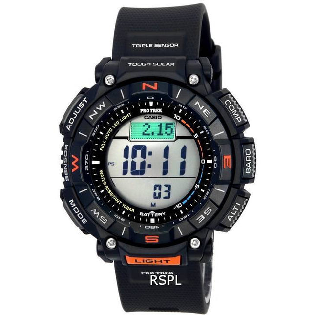 Casio Protrek Digital Solar Powered PRG-340-1 PRG340-1 100M Mens Watch