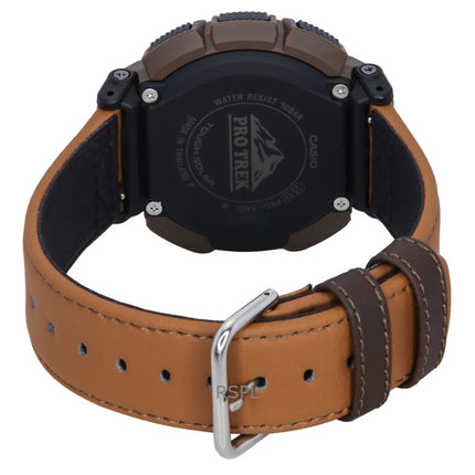 Casio Pro Trek Climber Line Digital Leather Strap Solar PRG-340L-5 100M Men's Watch