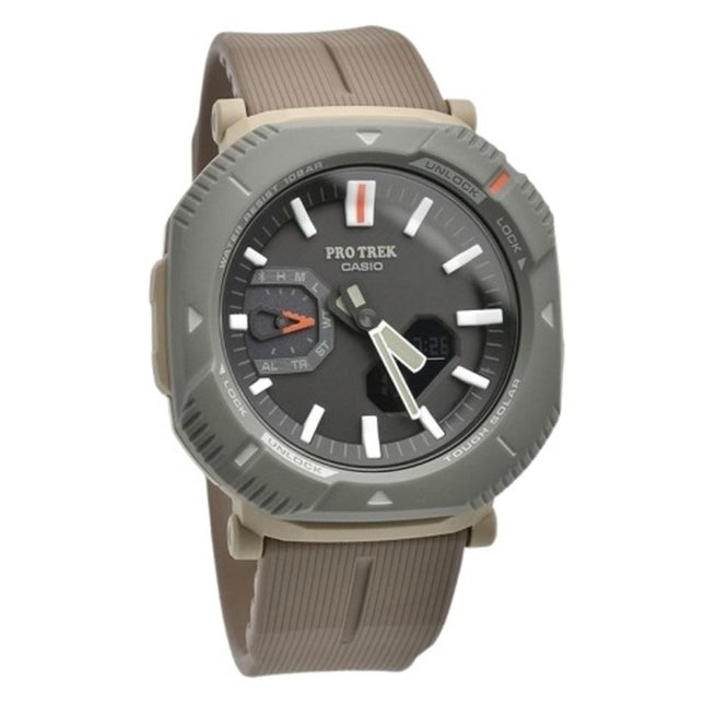 Casio Pro Trek Analog Digital Smartphone Link Grey Dial Tough Solar PRJ-B001-5 100M Unisex Watch