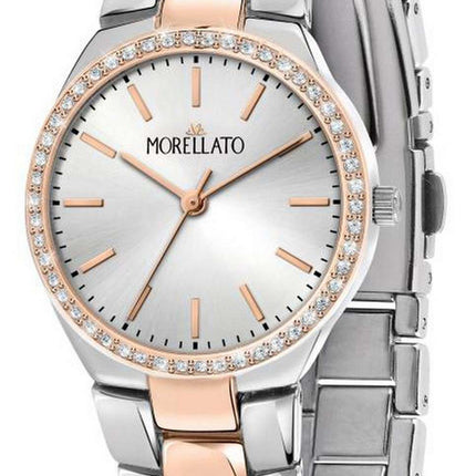 Morellato Stile Silver Dial Two Tone Stainless Steel Quartz R0153157504 Womens Watch