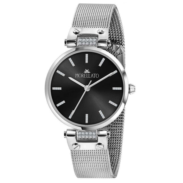 Morellato Shine Black Dial Stainless Steel Quartz R0153162505 Womens Watch