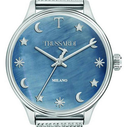 Trussardi T-Complicity Blue Dial Stainless Steel Quartz R2453130504 Womens Watch