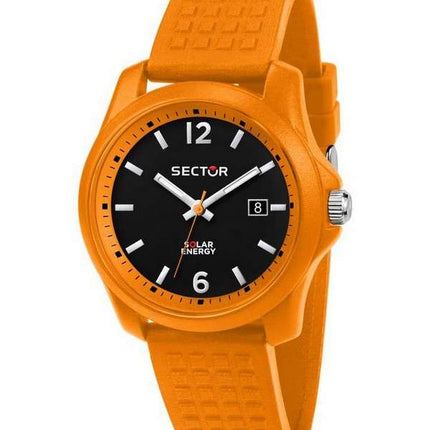 Sector 16.5 Black Dial Silicon Strap Quartz R3251165004 Men's Watch