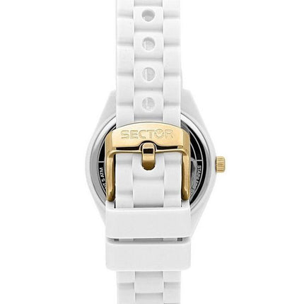 Sector Diver Just Time Plastic Strap White Dial Quartz R3251549501 Womens Watch