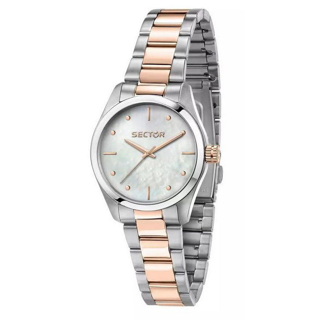 Sector 270 Just Time Two Tone Stainless Steel Silver Dial Quartz R3253578508 Womens Watch