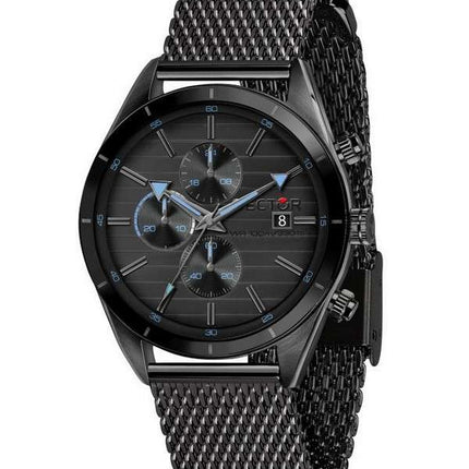 Sector 770 Chronograph Black Dial Stainless Steel Quartz R3273616006 100M Men's Watch