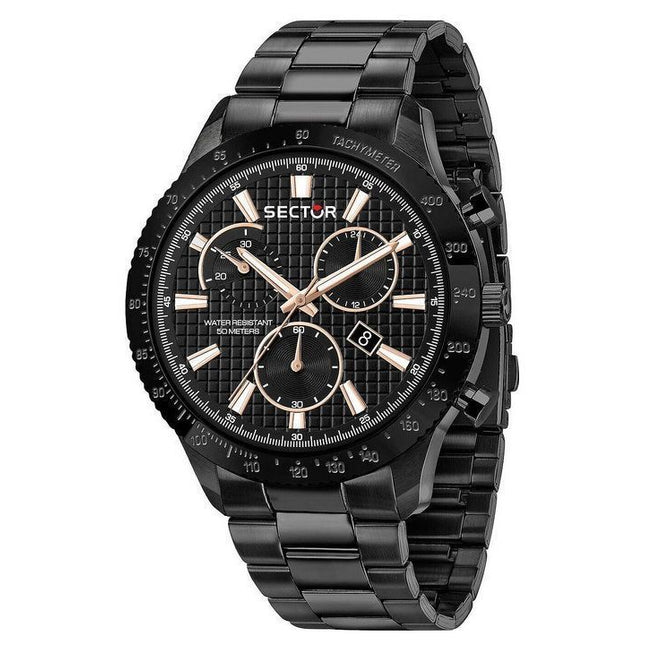 Sector 270 Chronograph Stainless Steel Black Dial Quartz R3273778001 Mens Watch