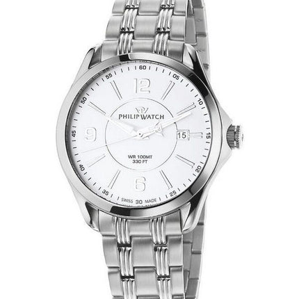 Philip Watch Blaze Stainless Steel Silver Dial Quartz R8253165009 100M Mens Watch